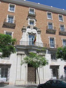 Antiguo Palacio de Justicia. Fachada principal (foto: G. Marín)