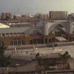 Fotografía de los ochenta de la Estación de Autobuses de Málaga, cedida por el estudio de José Seguí.