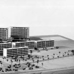 Maqueta de una parte de la urbanización Eurosol, en Torremolinos (Archivo Rafael La-Hoz).