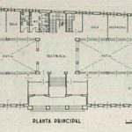 “Perspectiva del nuevo edificio de la Jefatura de Obras Públicas según el proyecto de D. José González Edo. 1941-1947”