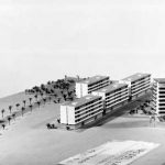 Maqueta de una parte de la urbanización Eurosol, en Torremolinos (Archivo Rafael La-Hoz).