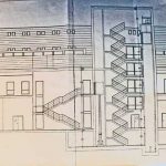 Archivo Histórico Provincial de Málaga. Plano de sección transversal (Archivo Histórico Provincial de Málaga)