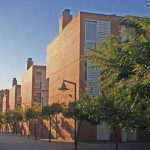 Residencia Universitaria de la UMA. Detalle de los blocks residenciales (foto Rodríguez Marín)