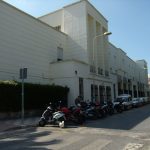 Edificio de la Escuela de Magisterio y su Aneja (1952-1961). Esquina de la calle El Ejido con la Plaza de El Ejido ( Cristóbal Rengel Mariscal